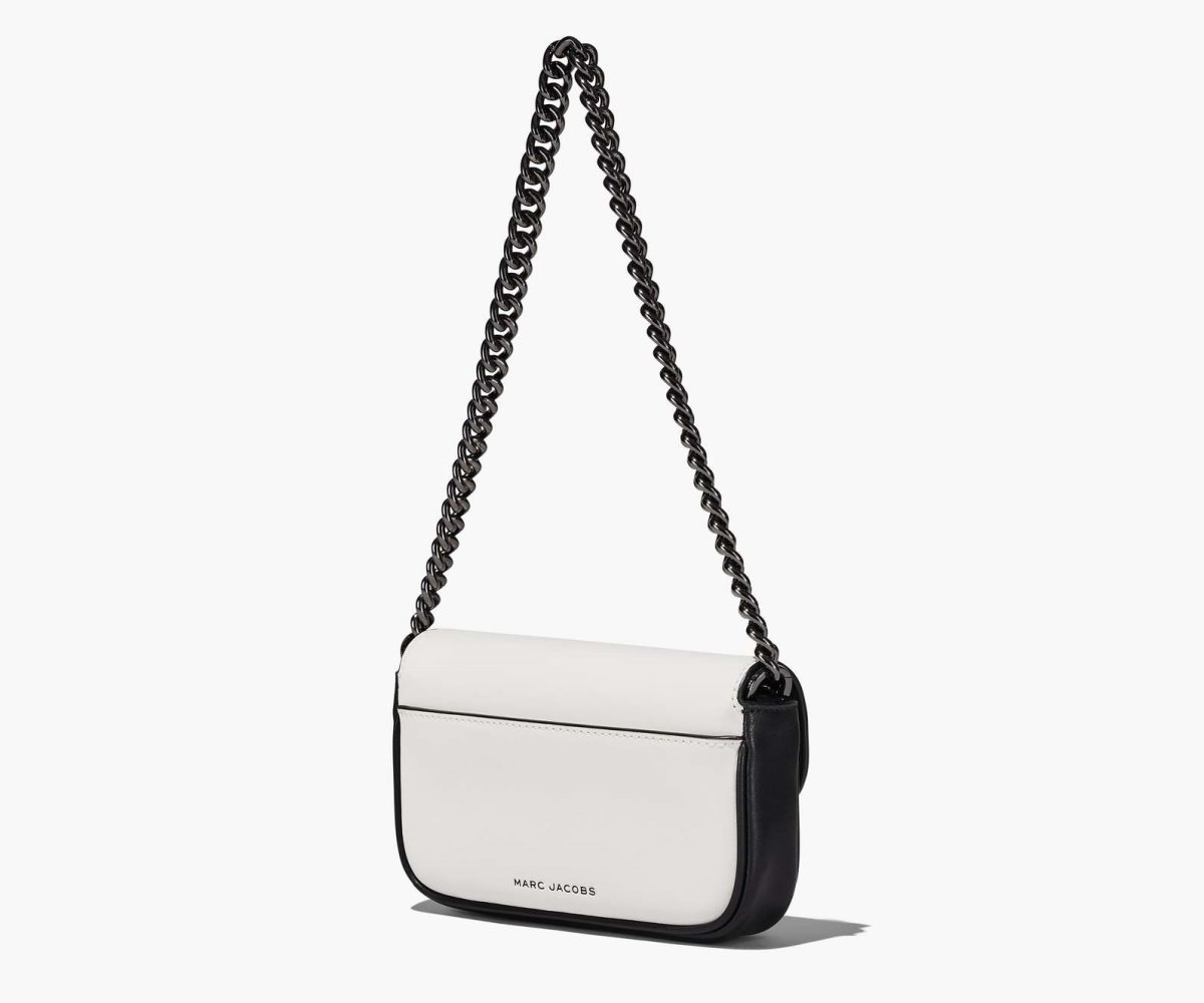 Marc Jacobs Bi-Color J Marc Mini Bag Black/White | 9013MISJQ
