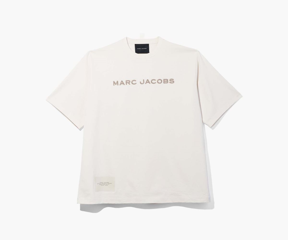 Marc Jacobs Big T-Shirt Chalk | 4098MBXGZ