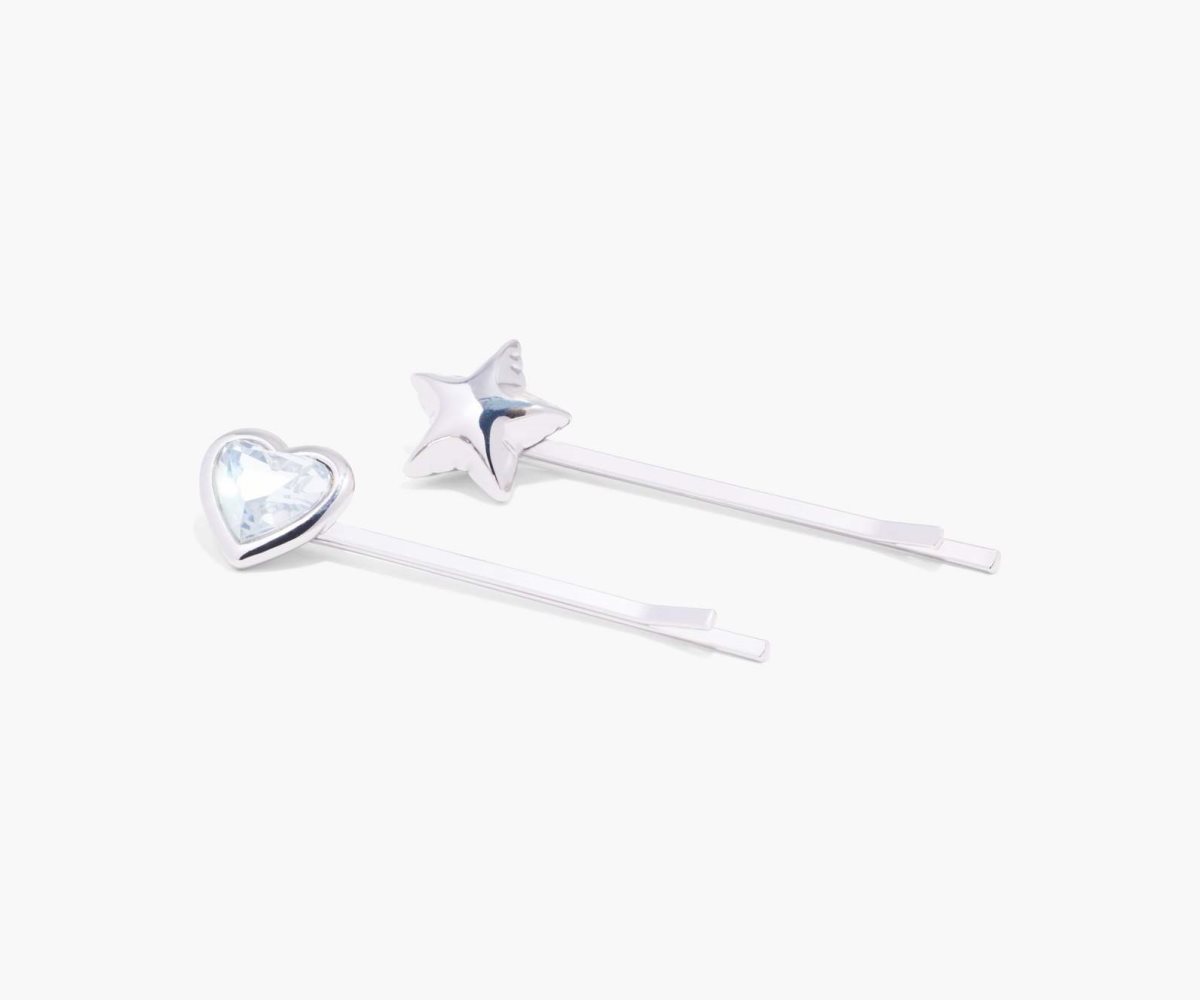 Marc Jacobs Charmed Hair Pin Set Multi/Silver | 9087ZRXQM