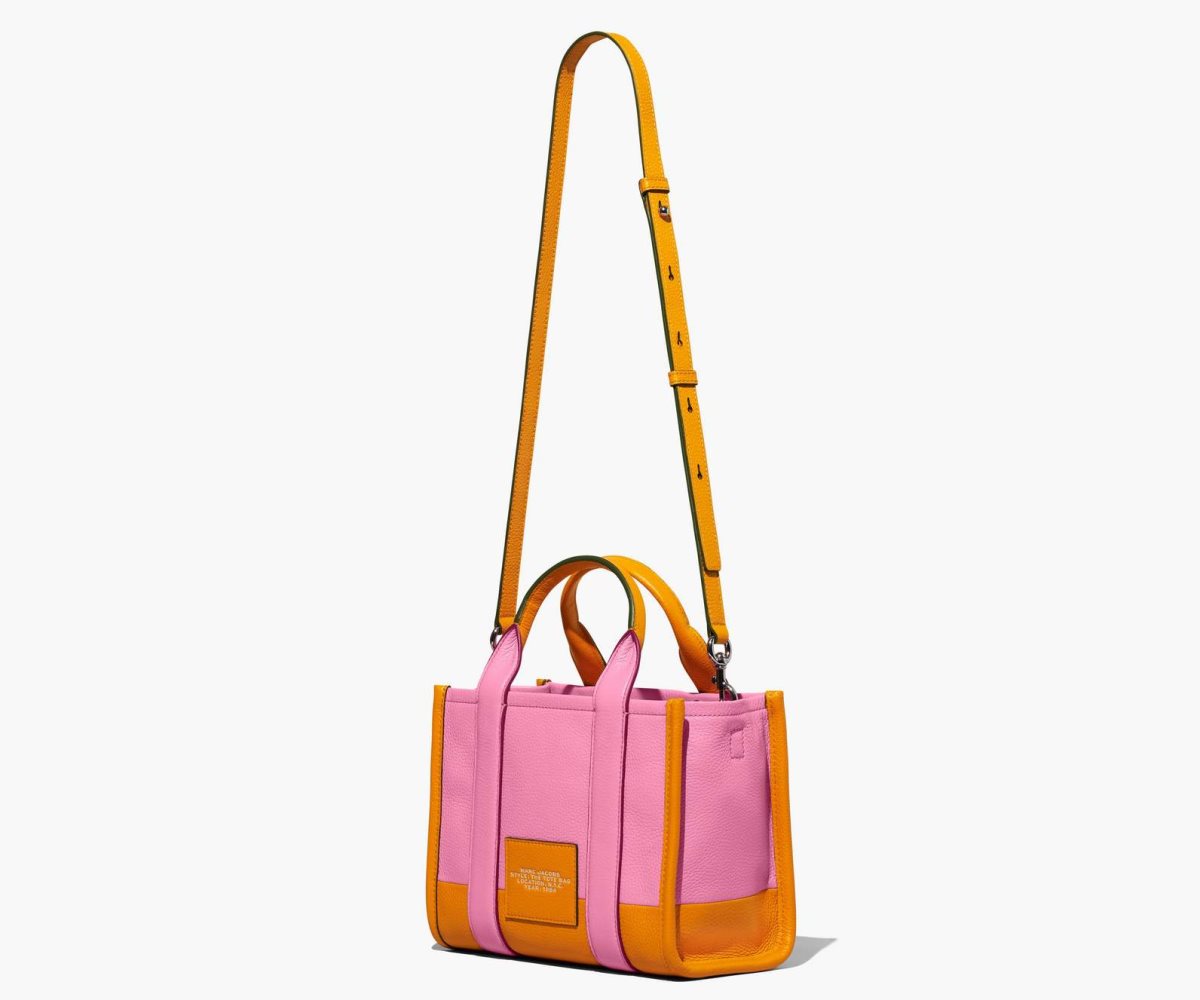 Marc Jacobs Colorblock Mini Tote Bag Candy Pink Multi | 7294SHBEP