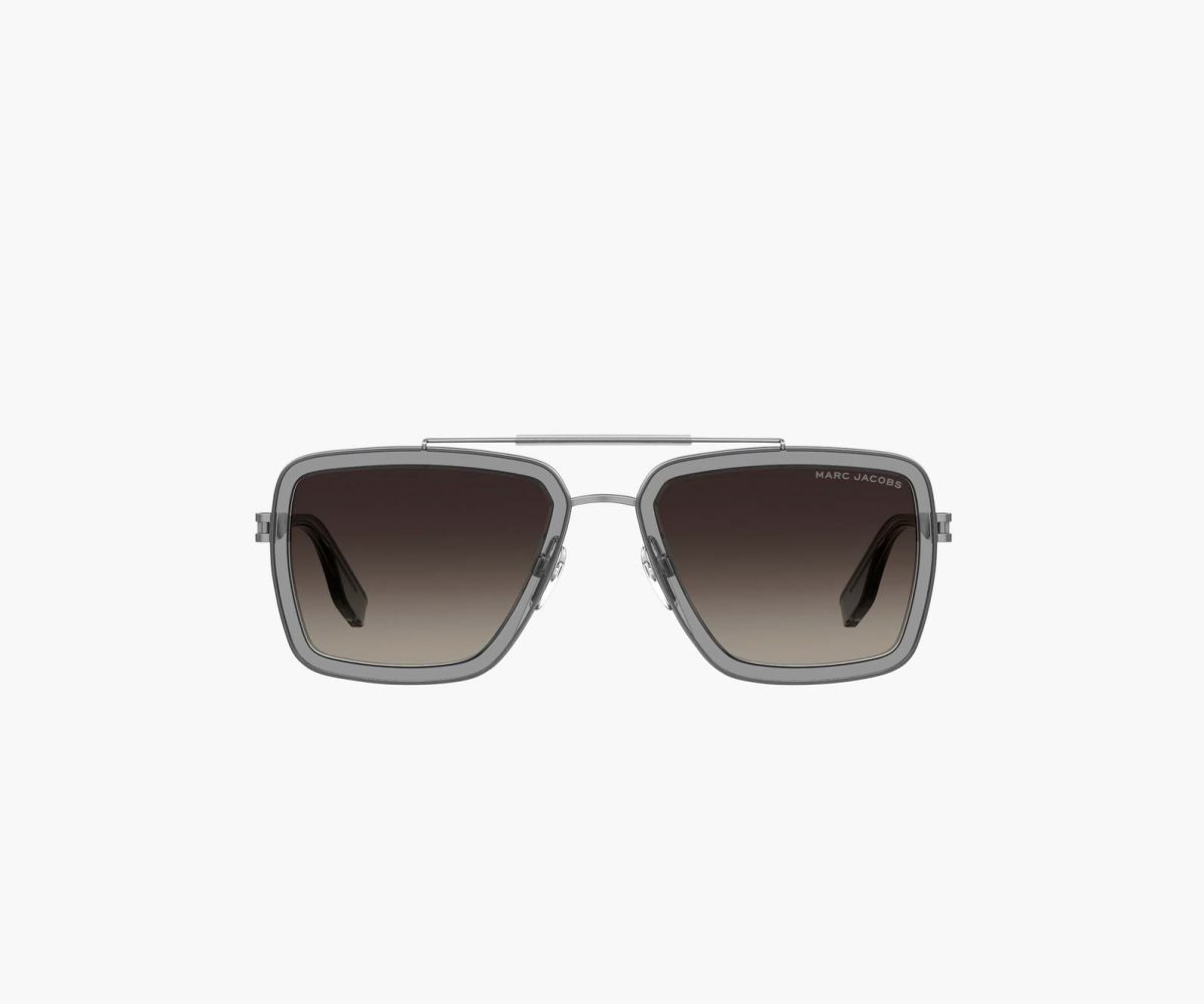 Marc Jacobs Icon Square Pilot Sunglasses Grey | 7650LZACH