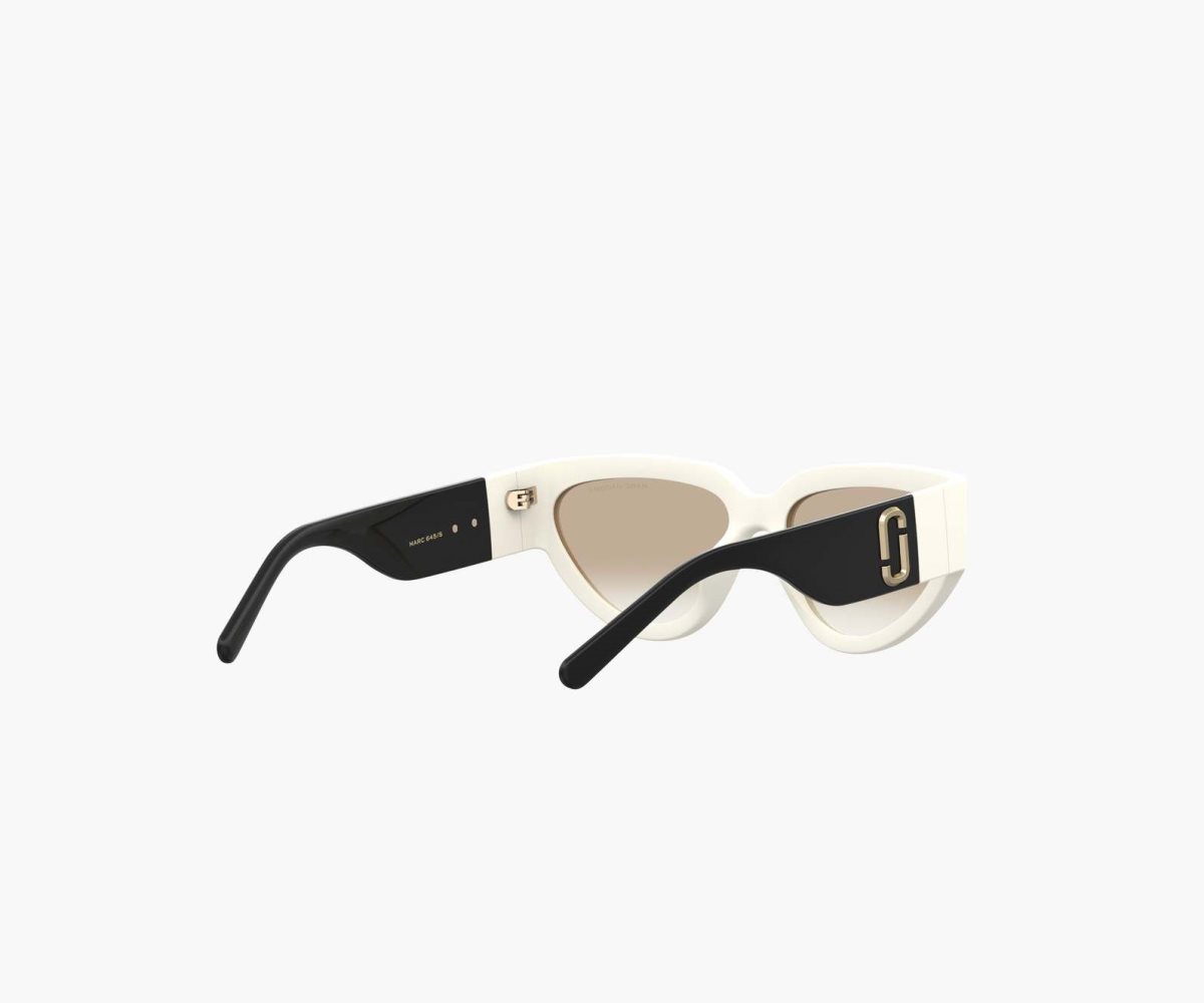 Marc Jacobs J Marc Cat Eye Sunglasses White/Black | 4698WOUAM
