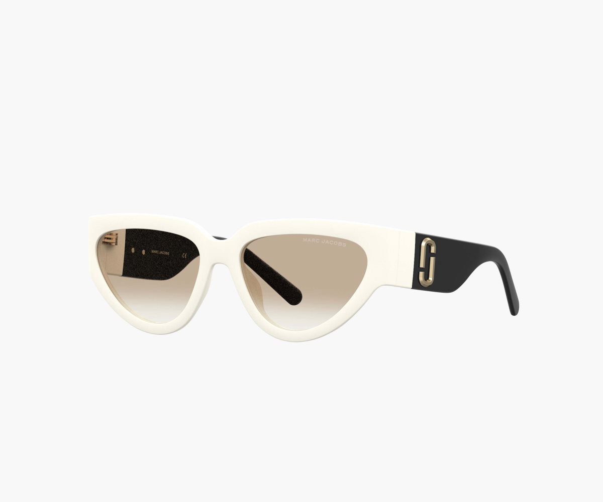 Marc Jacobs J Marc Cat Eye Sunglasses White/Black | 4698WOUAM