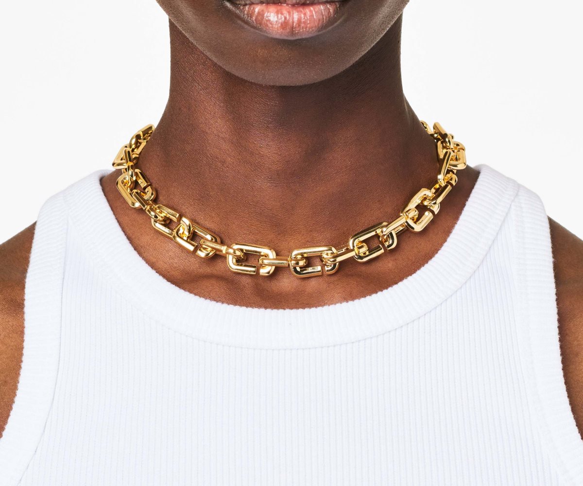 Marc Jacobs J Marc Chain Link Necklace Gold | 5619DVQOF