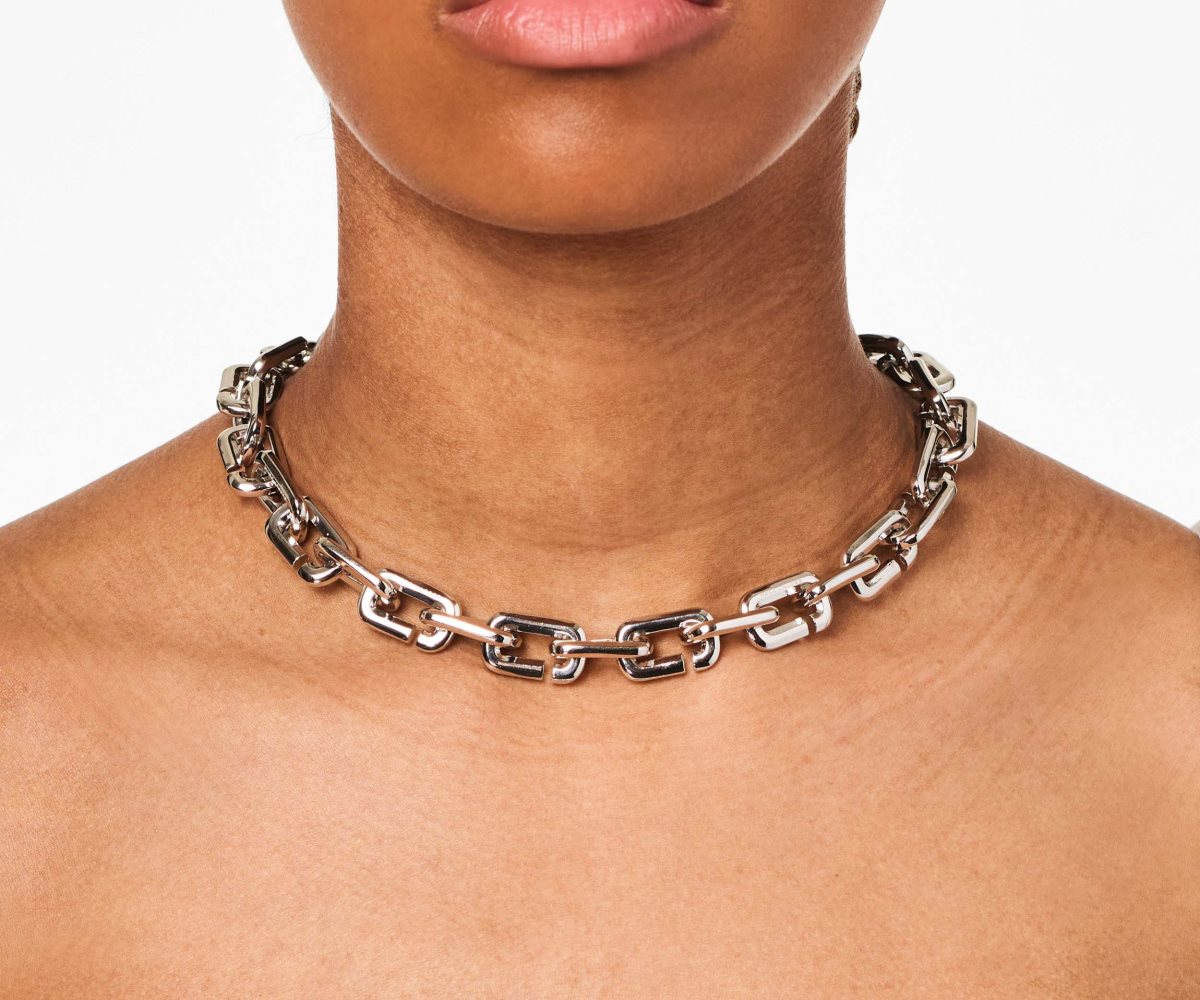 Marc Jacobs J Marc Chain Link Necklace Silver | 7501CZJHE