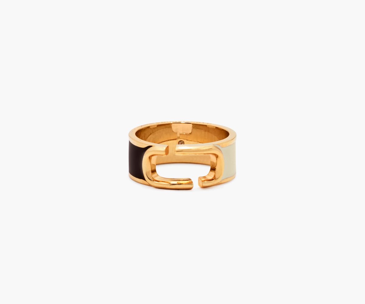 Marc Jacobs J Marc Colorblock Ring Black Multi/Gold | 9876RLTWX