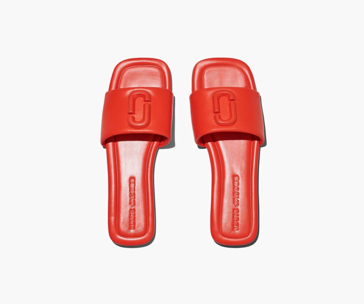 Marc Jacobs J Marc Leather Sandal Electric Orange | 8105BQLUE