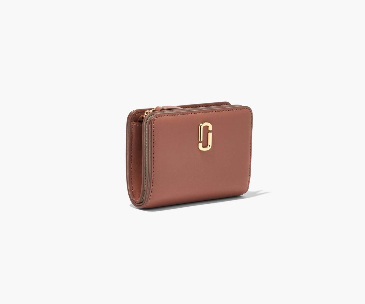 Marc Jacobs J Marc Mini Compact Wallet Argan Oil | 4890BXHEN