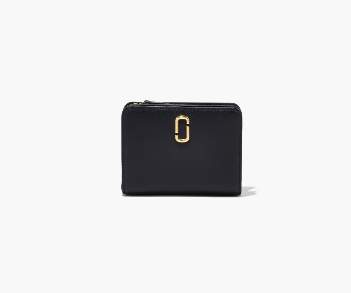 Marc Jacobs J Marc Mini Compact Wallet Black | 9824FZBMJ