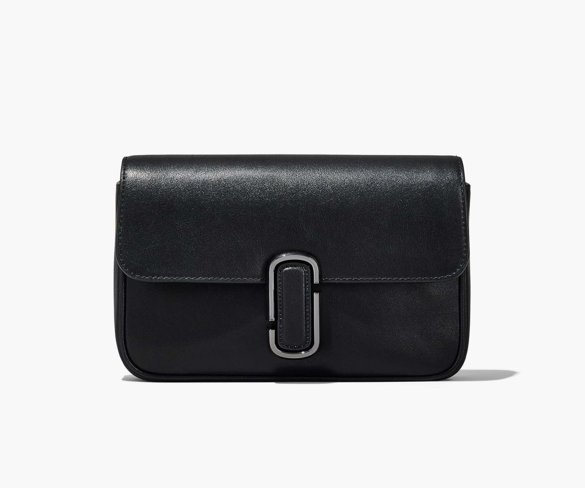 Marc Jacobs J Marc Shoulder Bag Black/Gunmetal | 2907RPVDK