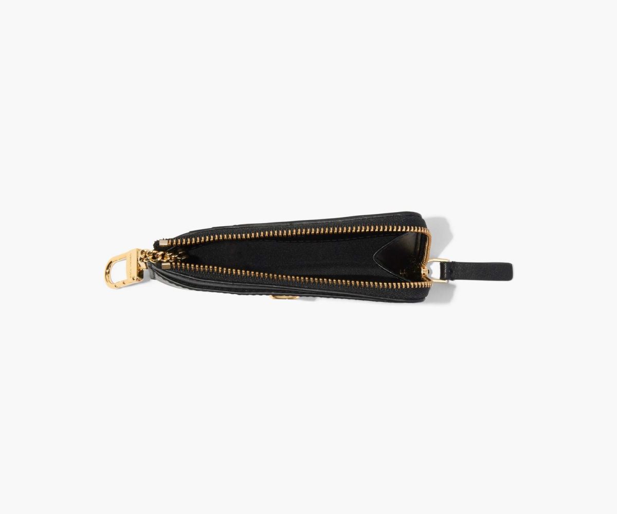 Marc Jacobs J Marc Top Zip Multi Wallet Black | 7801HKVUY