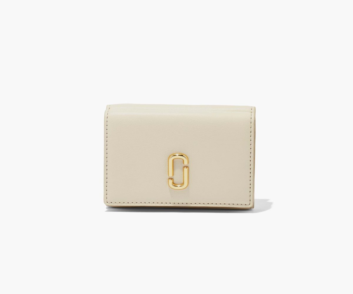 Marc Jacobs J Marc Trifold Wallet Cloud White | 4635YDWSJ