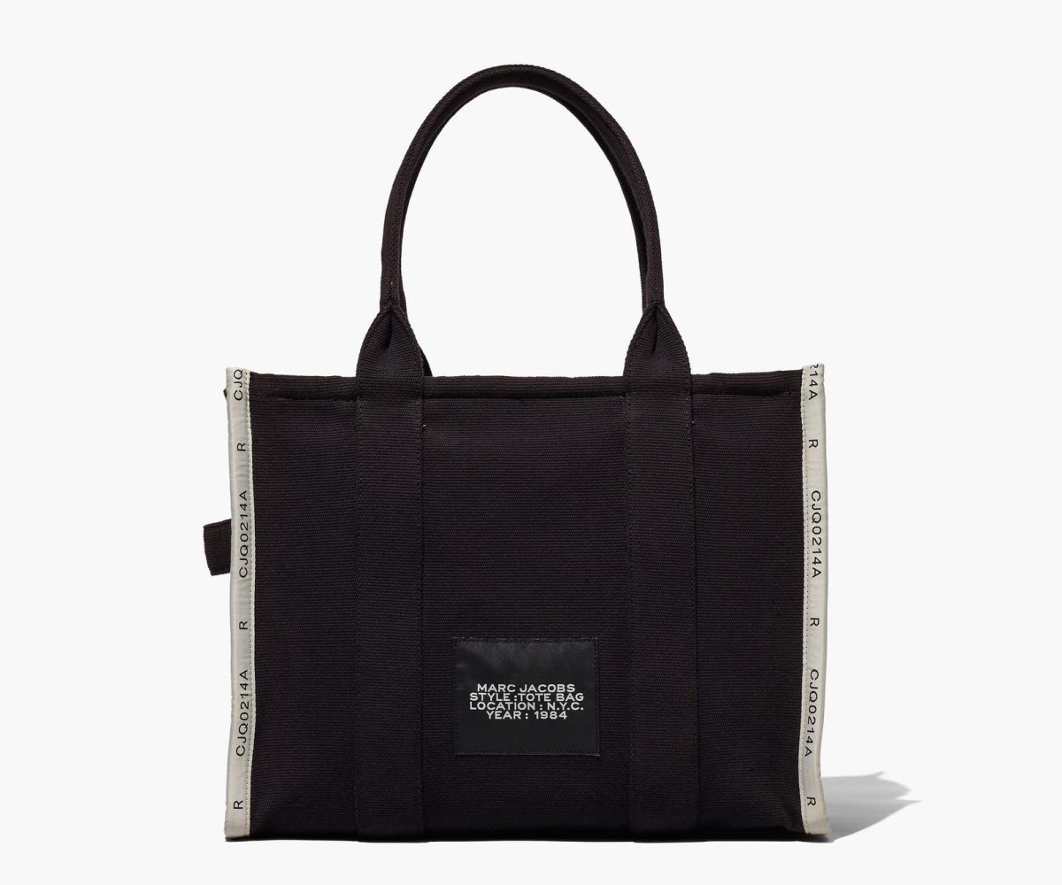 Marc Jacobs Jacquard Large Tote Bag Black | 8975ONTFQ