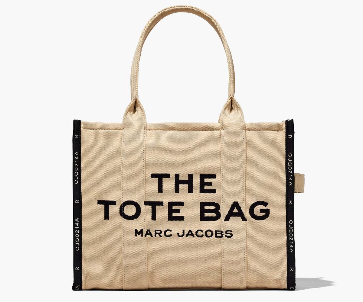 Marc Jacobs Jacquard Large Tote Bag Warm Sand | 9078UWAEG