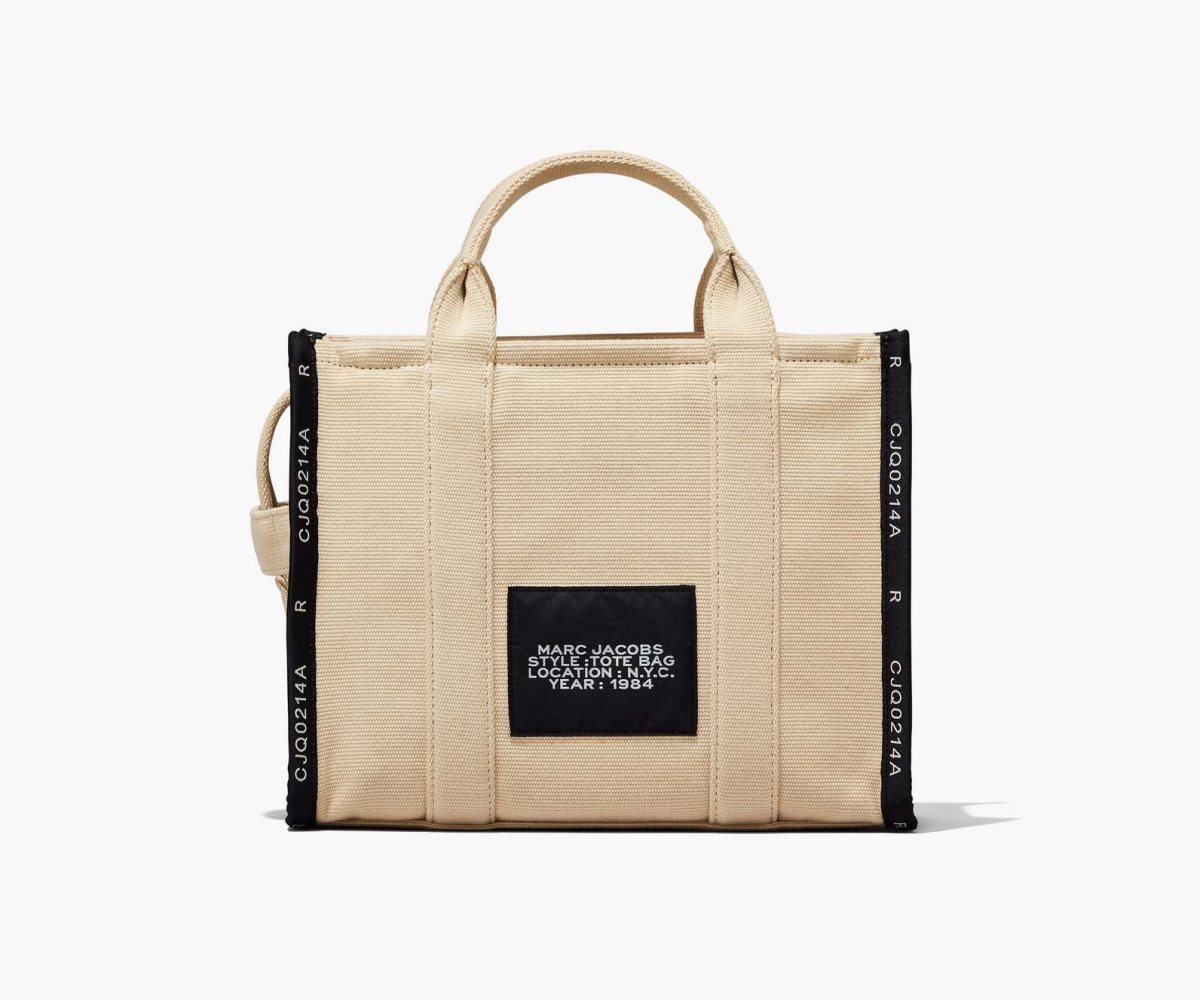 Marc Jacobs Jacquard Medium Tote Bag Warm Sand | 4931DCGSL