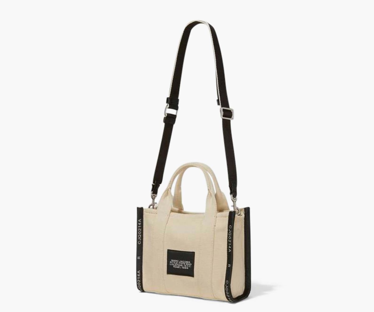 Marc Jacobs Jacquard Mini Tote Bag Warm Sand | 6087IQFLG