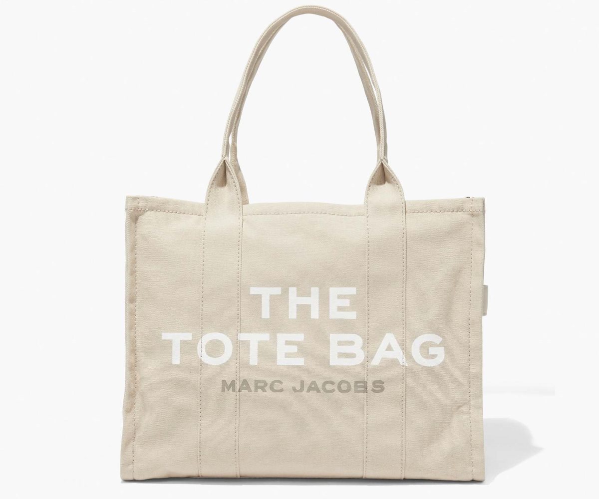 Marc Jacobs Large Tote Bag Beige | 5867EKAGM