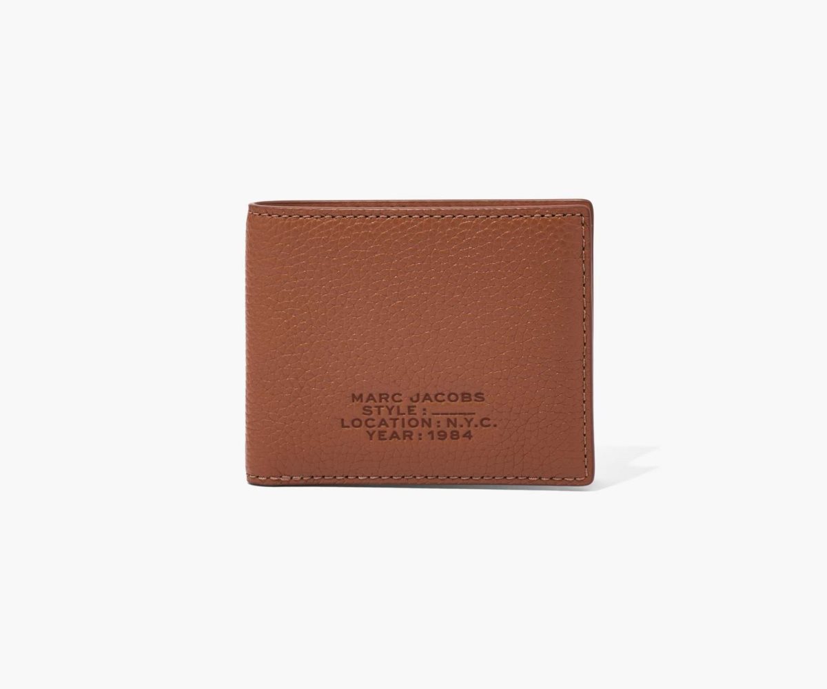 Marc Jacobs Leather Billfold Wallet Argan Oil | 4307JQLTB