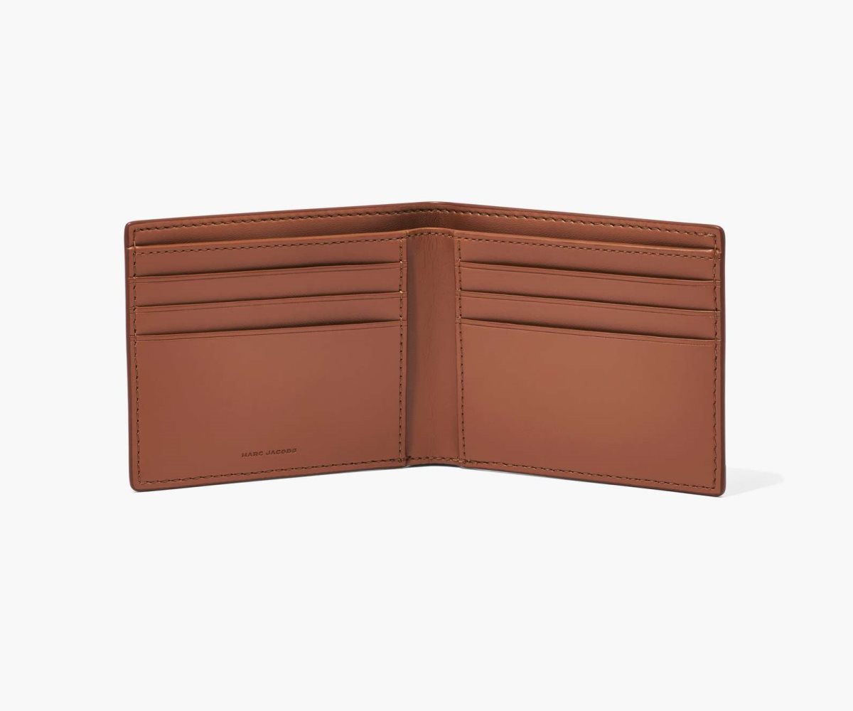 Marc Jacobs Leather Billfold Wallet Argan Oil | 4307JQLTB