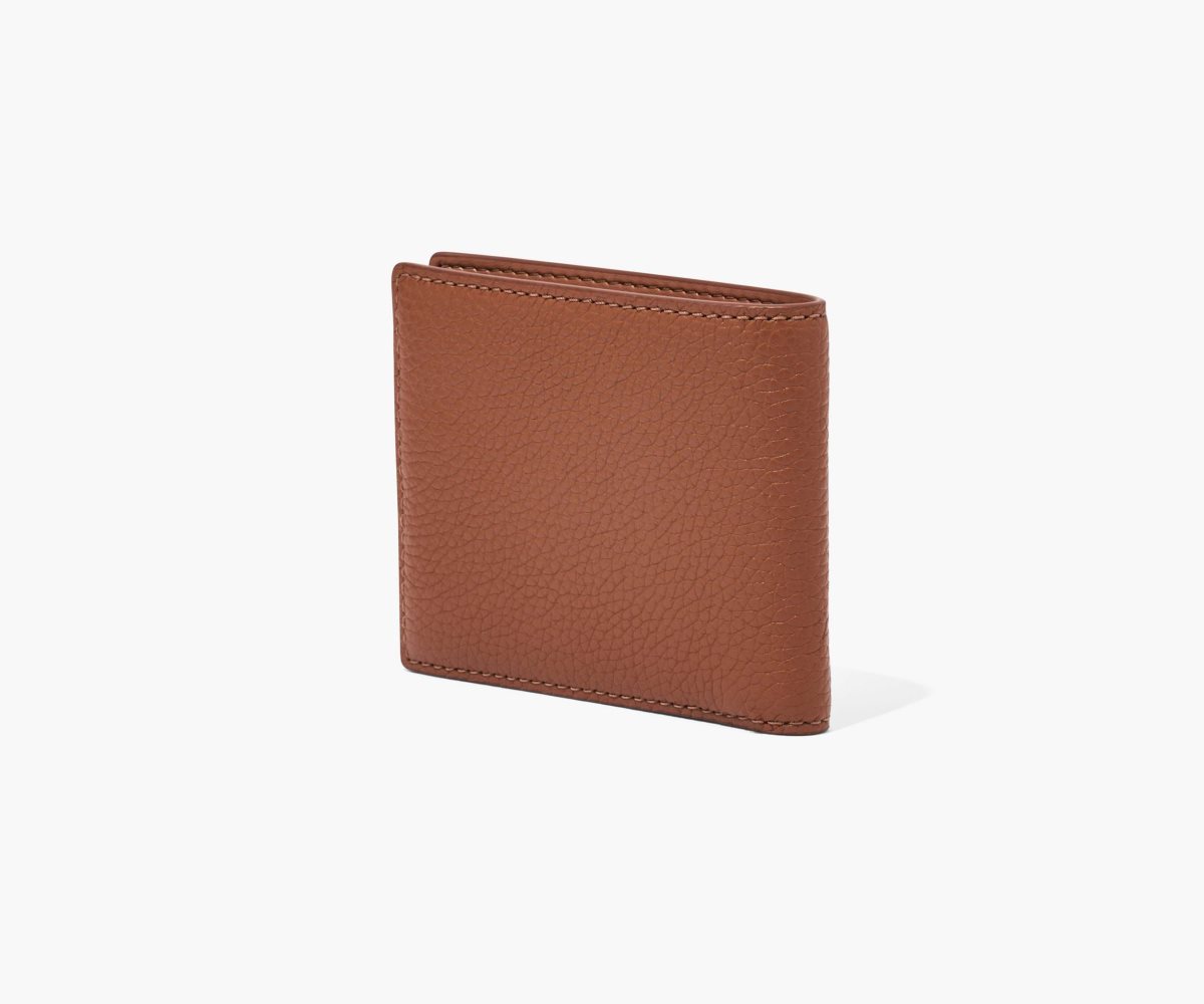 Marc Jacobs Leather Billfold Wallet Argan Oil | 4307JQLTB