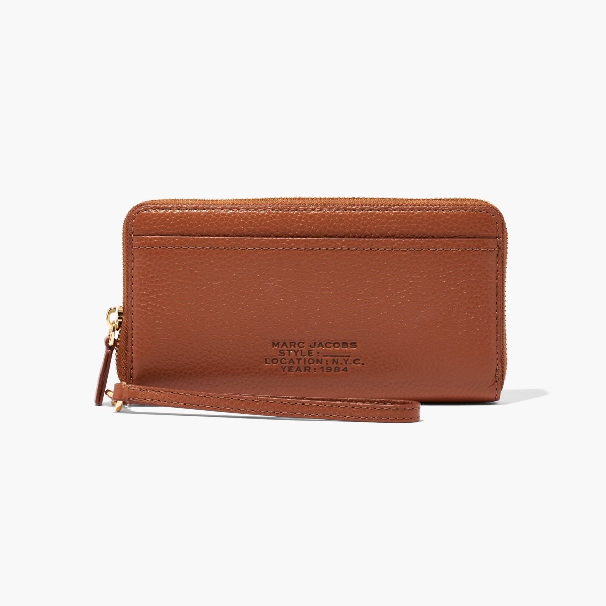 Marc Jacobs Leather Continental Wallet Argan Oil | 8510KNHYL