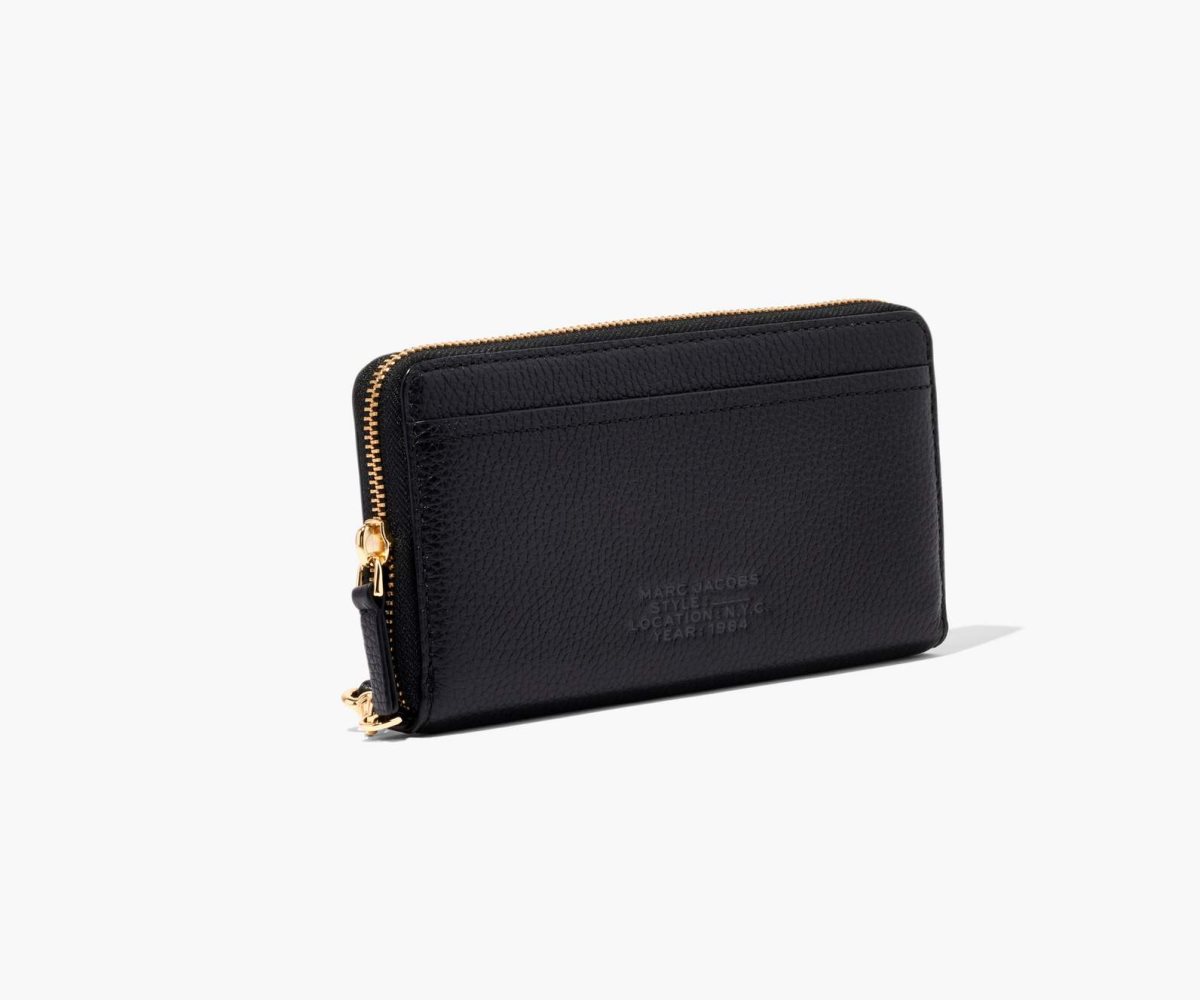 Marc Jacobs Leather Continental Wallet Black | 2359VUYGD