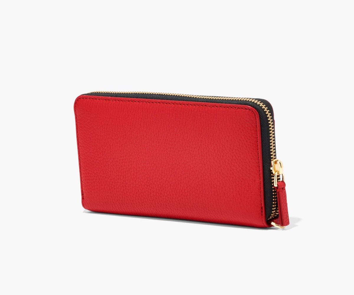 Marc Jacobs Leather Continental Wallet True Red | 1367ZRFTY