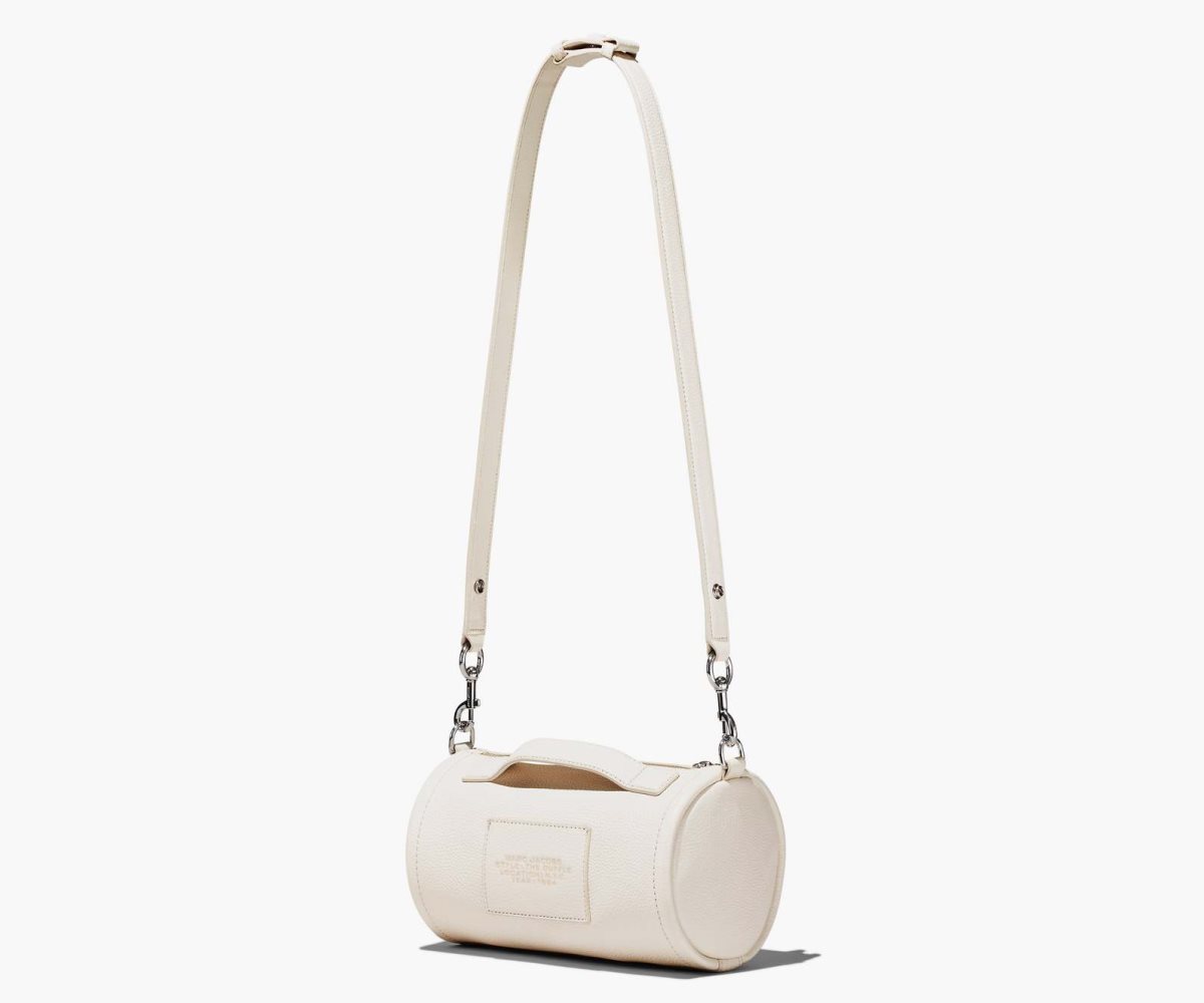 Marc Jacobs Leather Duffle Bag Cotton/Silver | 9238NAQBW