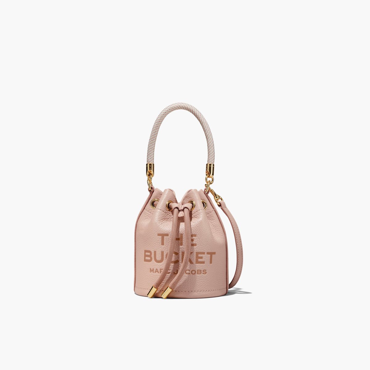 Marc Jacobs Leather Micro Bucket Bag Rose | 3567XPACQ
