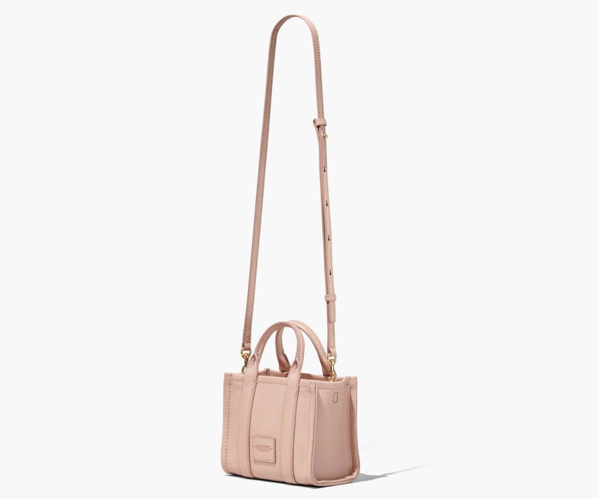 Marc Jacobs Leather Micro Tote Bag Rose | 3671THZKV