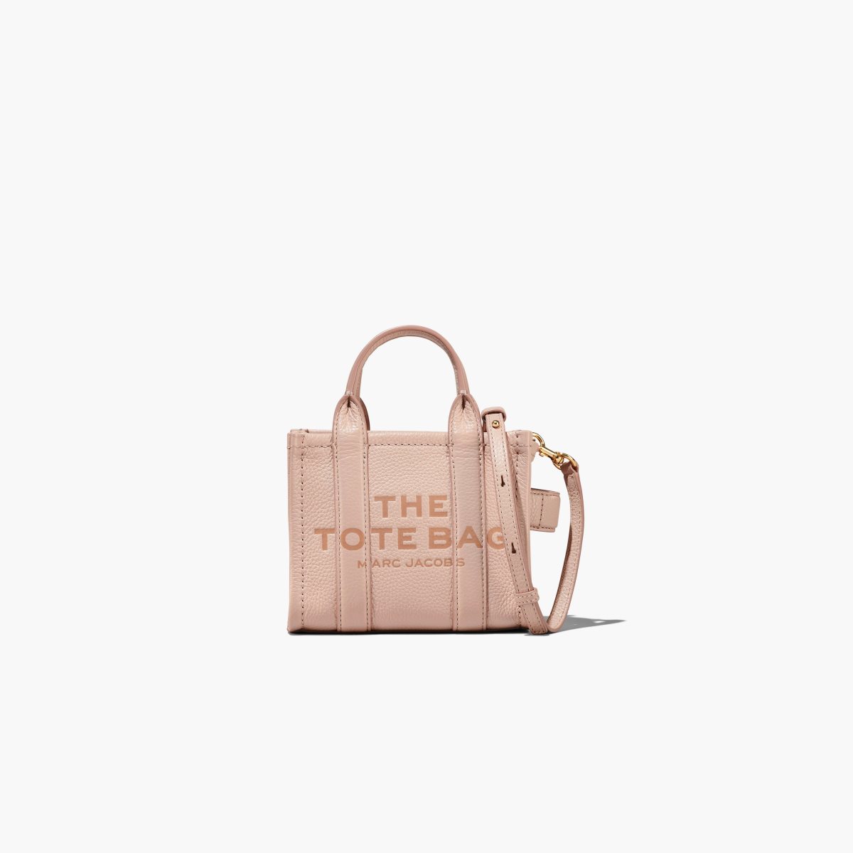 Marc Jacobs Leather Micro Tote Bag Rose | 3671THZKV
