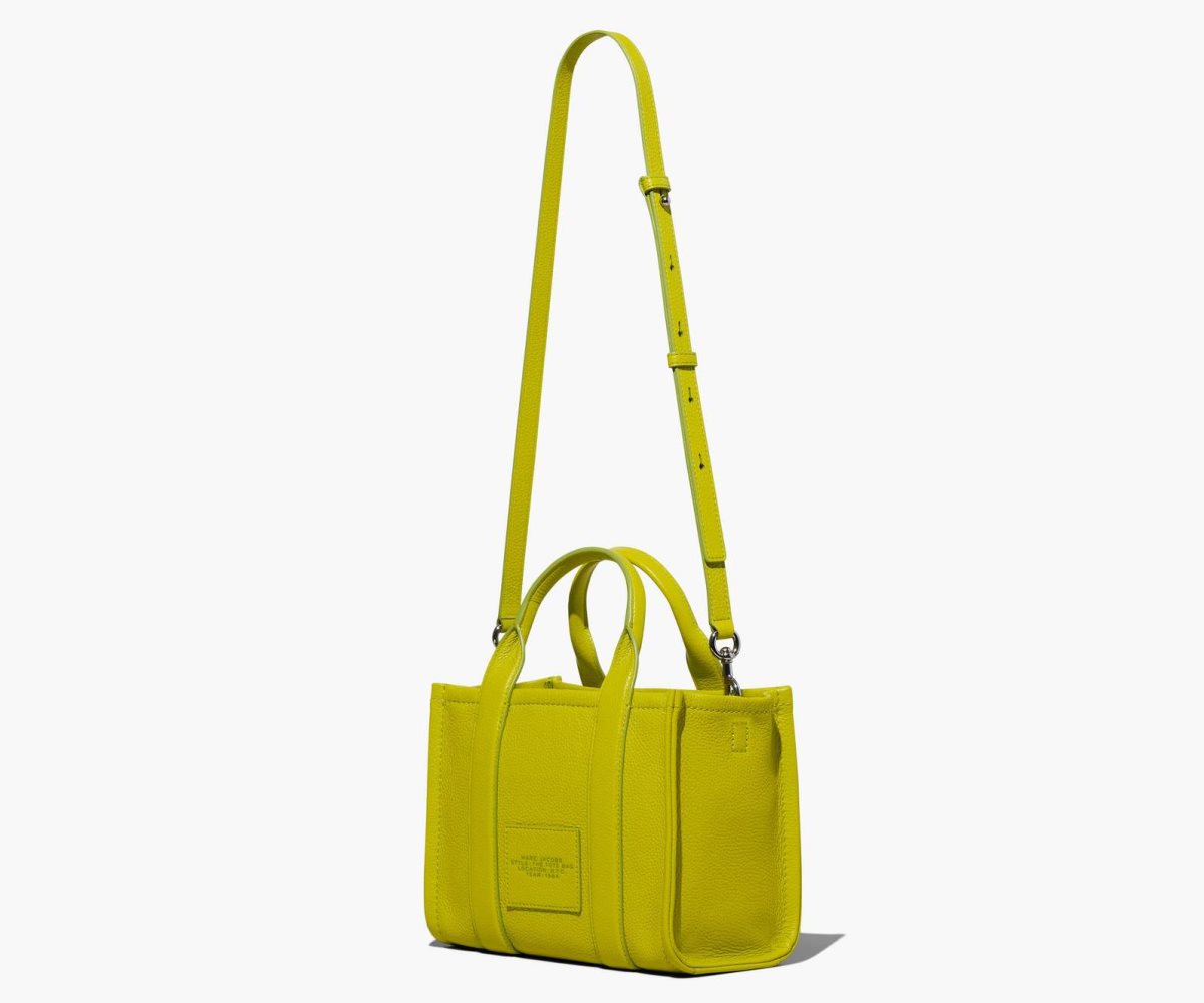 Marc Jacobs Leather Mini Tote Bag Citronelle | 1064QDGHA