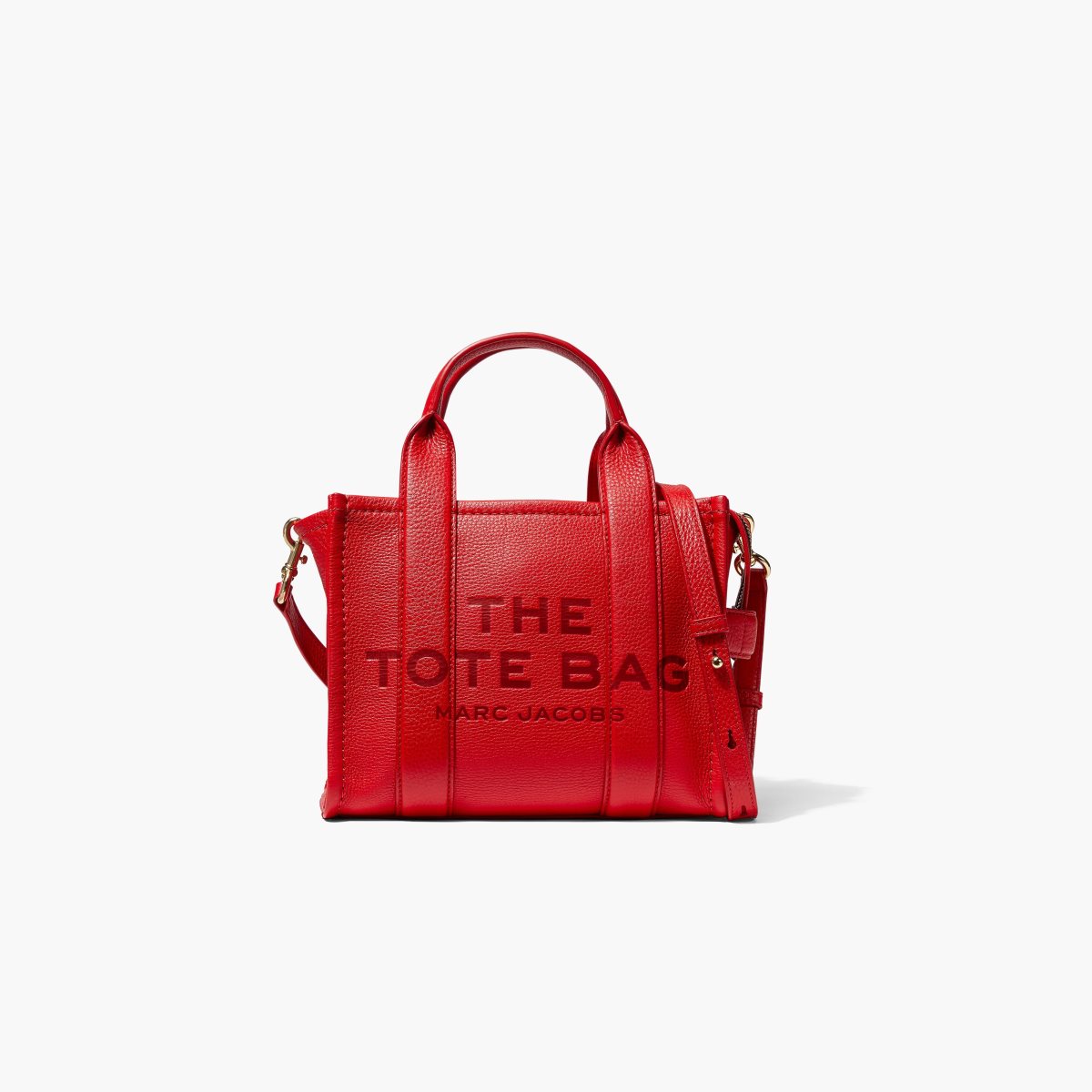 Marc Jacobs Leather Mini Tote Bag True Red | 6934GYVCL