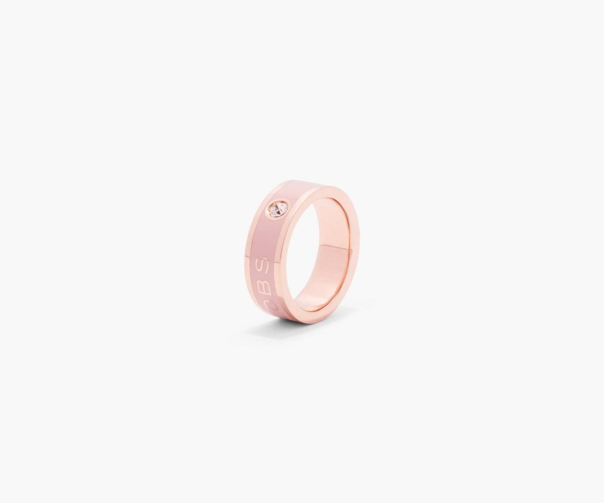 Marc Jacobs Medallion Ring Sand/Rose Gold | 6704XEOMS