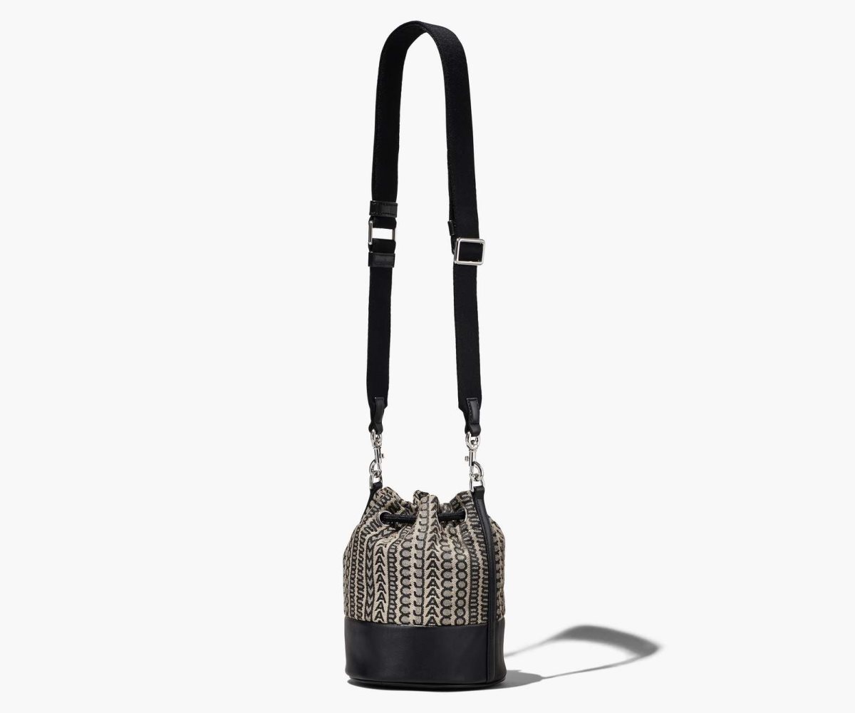 Marc Jacobs Monogram Bucket Bag Beige Multi | 8956WVKJZ