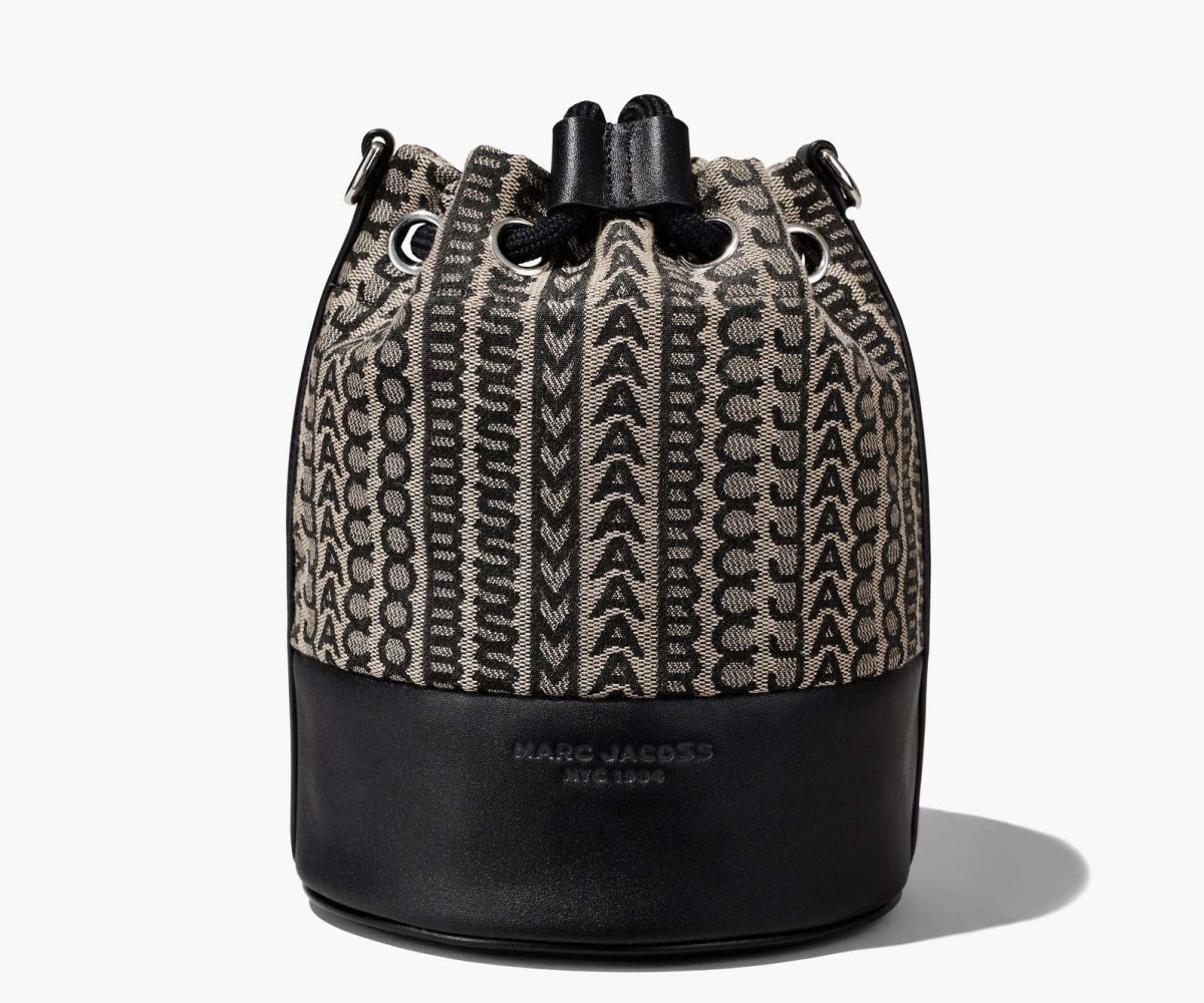 Marc Jacobs Monogram Bucket Bag Beige Multi | 8956WVKJZ