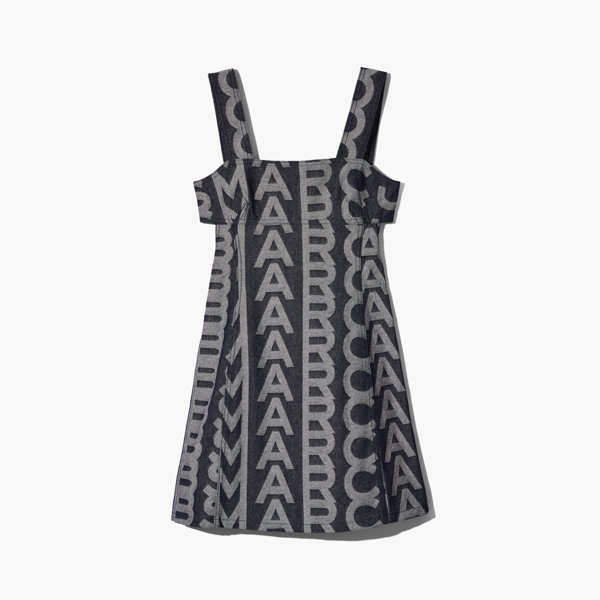 Marc Jacobs Monogram Denim Cutout Dress Denim Blue | 3805VBIOS
