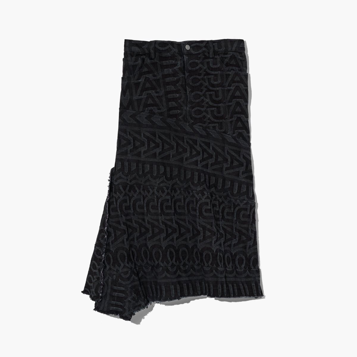 Marc Jacobs Monogram Denim Skirt Black | 8356PEHRK