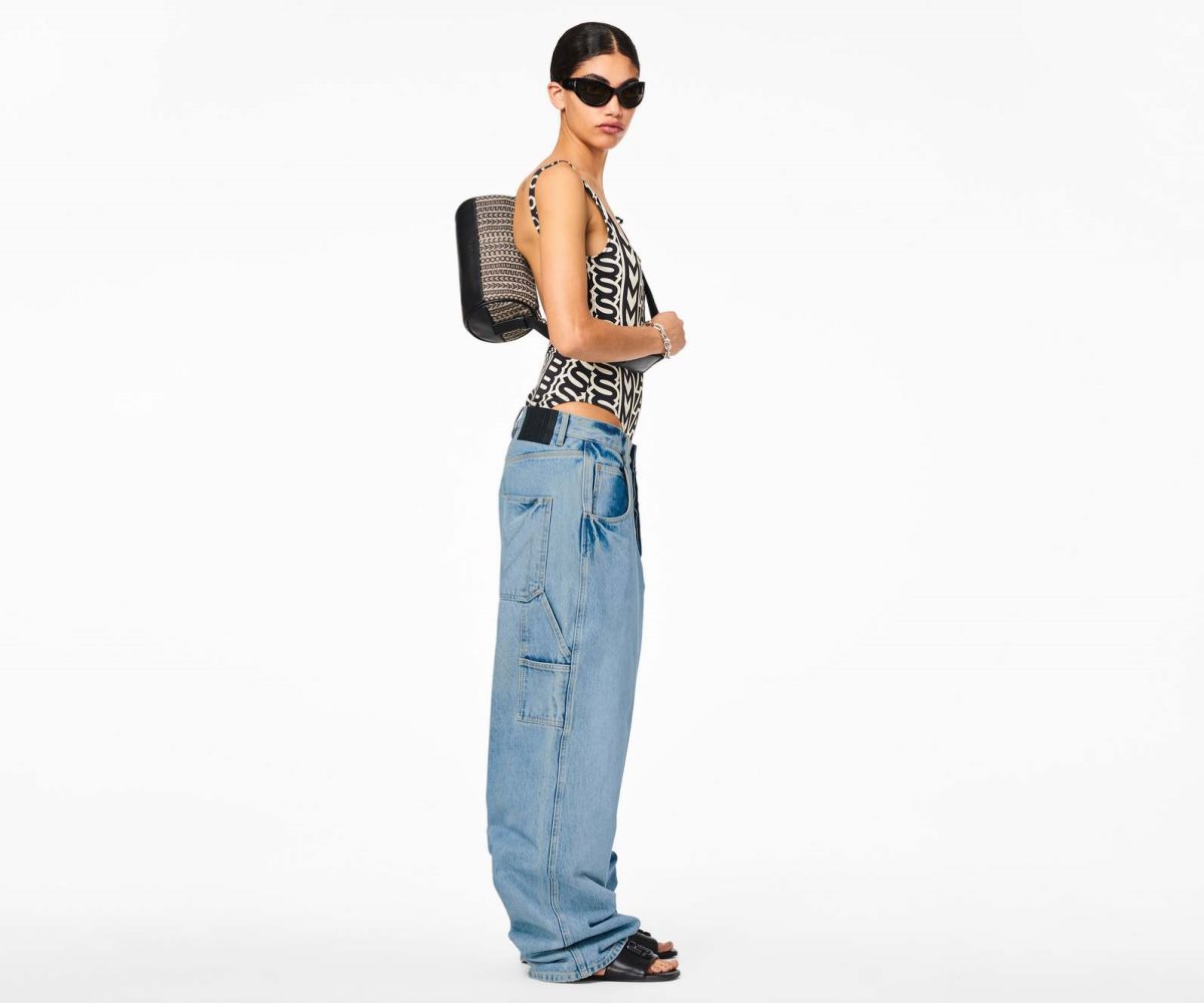 Marc Jacobs Monogram Duffle Bag Beige Multi | 8519FZOBH