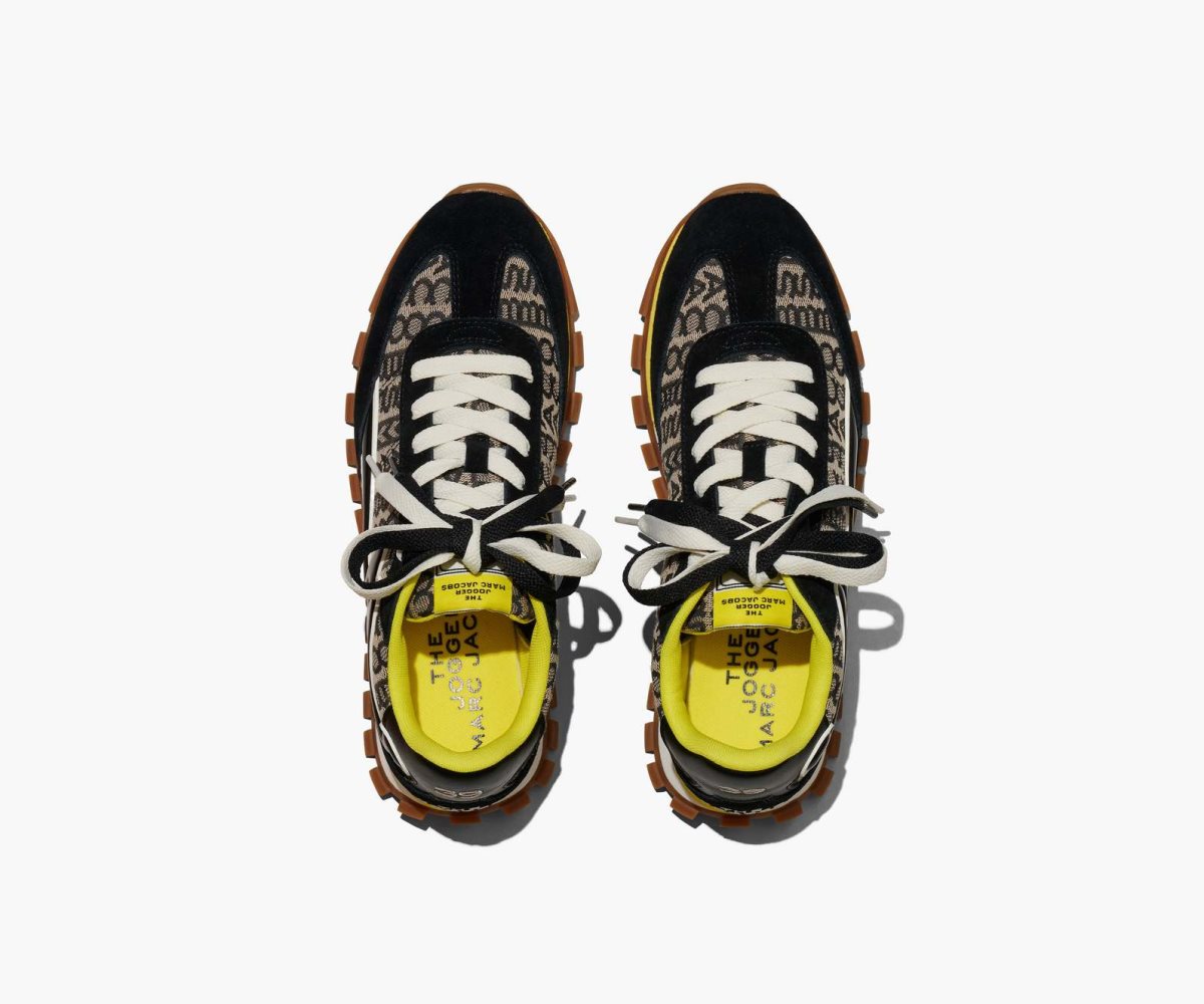 Marc Jacobs Monogram Jogger Black/Yellow | 5247SGALD