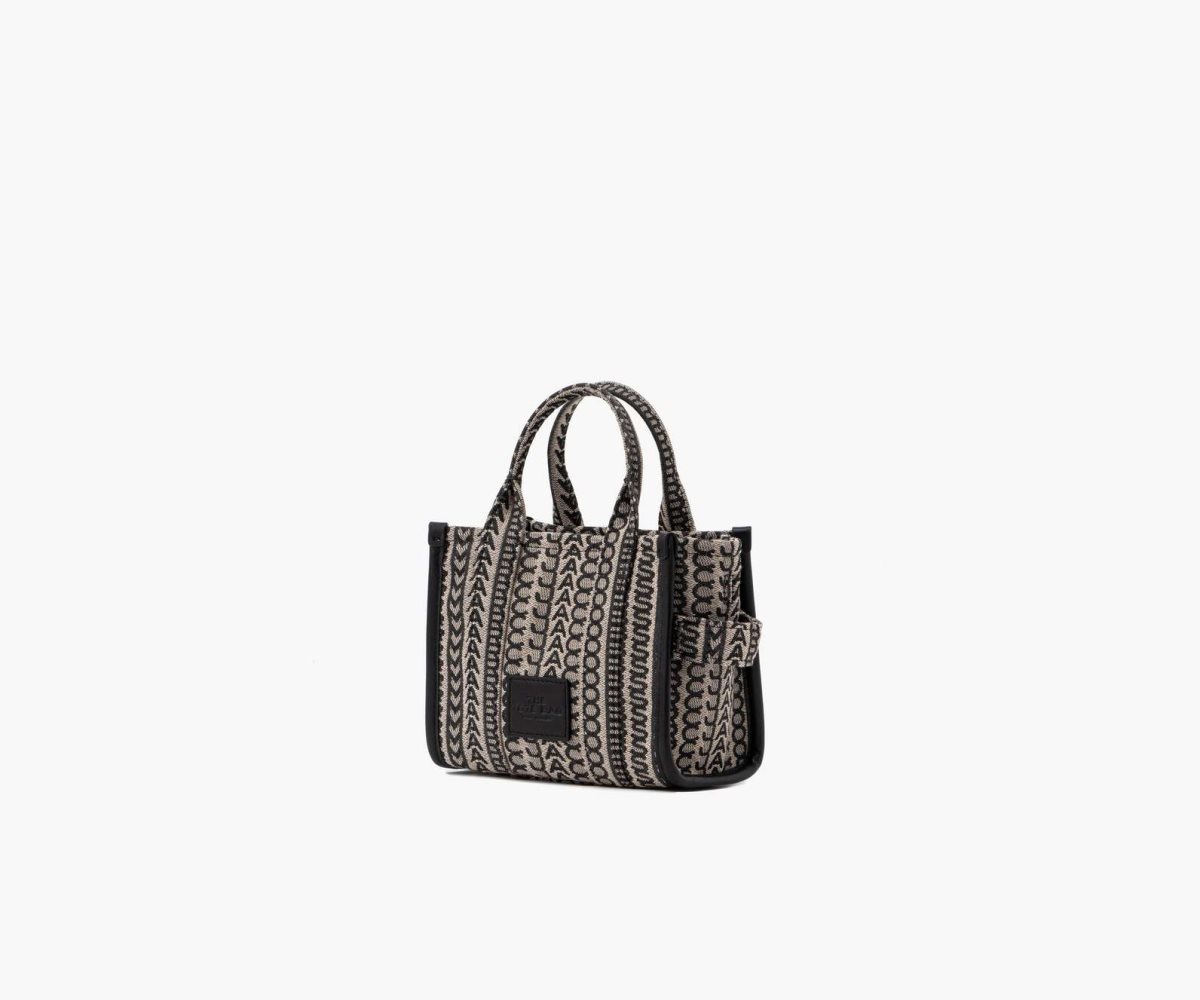 Marc Jacobs Monogram Micro Tote Bag Beige Multi | 2405LHMDT