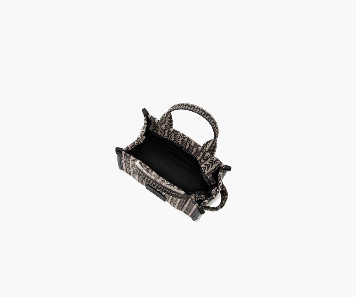 Marc Jacobs Monogram Micro Tote Bag Beige Multi | 2405LHMDT