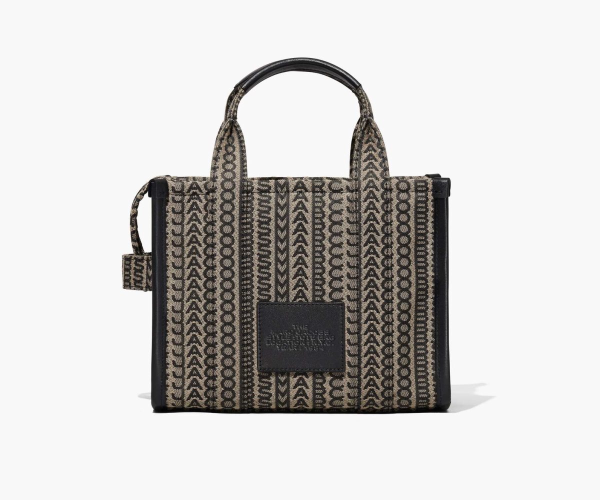 Marc Jacobs Monogram Mini Tote Bag Beige Multi | 2496QREOP