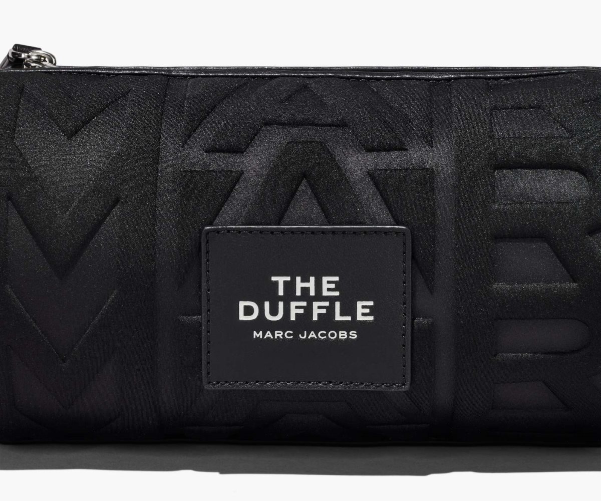 Marc Jacobs Monogram Neoprene Duffle Bag Black | 2168KWGAZ