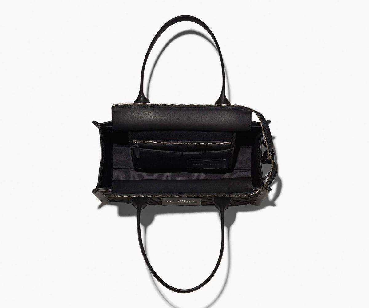 Marc Jacobs Monogram Neoprene Large Tote Bag Black | 8541QZURI