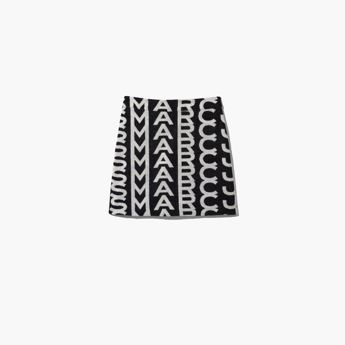 Marc Jacobs Monogram Terry Skirt Black/Ivory | 0126IOUED