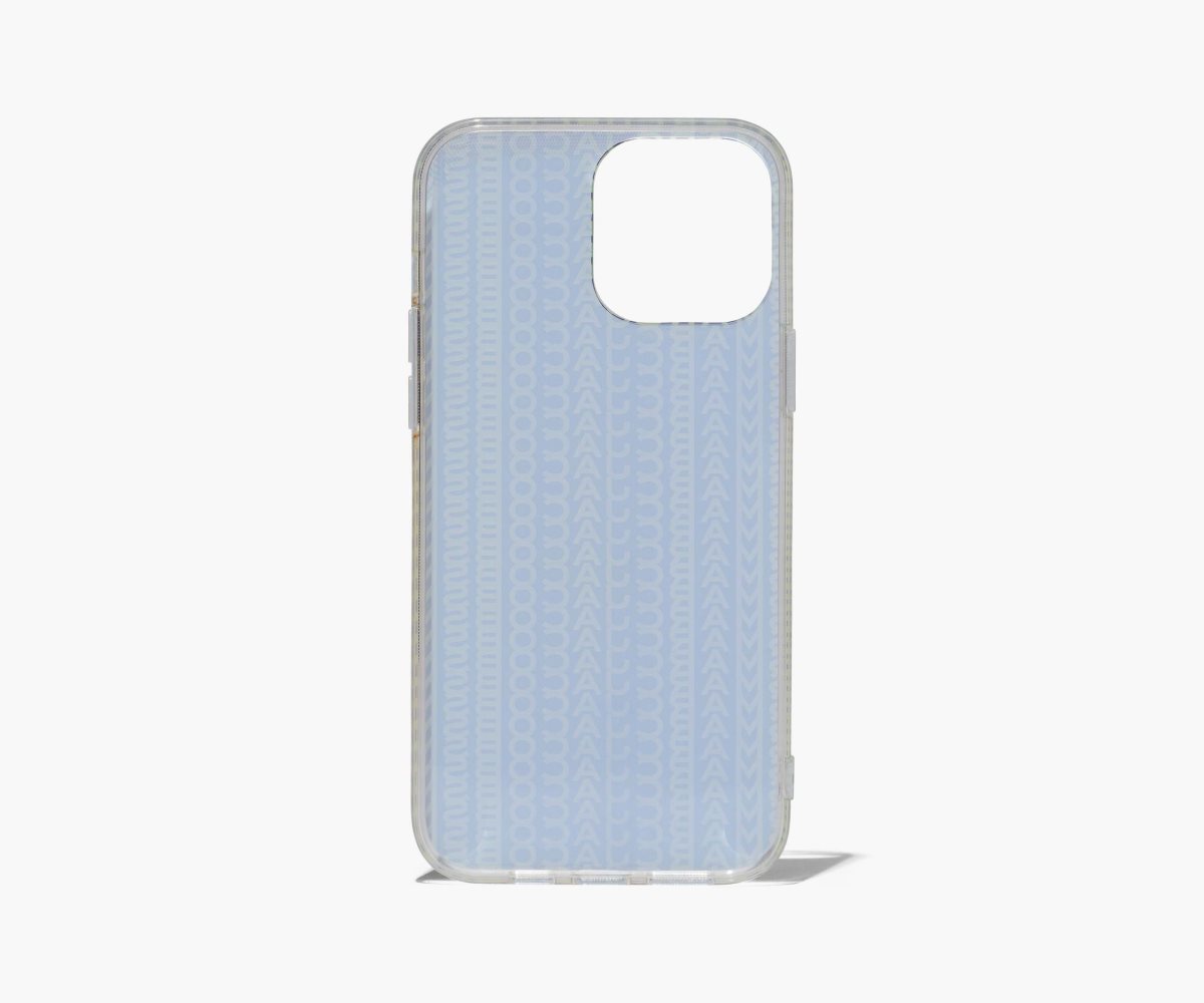 Marc Jacobs Monogram iPhone Case 14 Grey/Fluro Green | 8476HPEJG