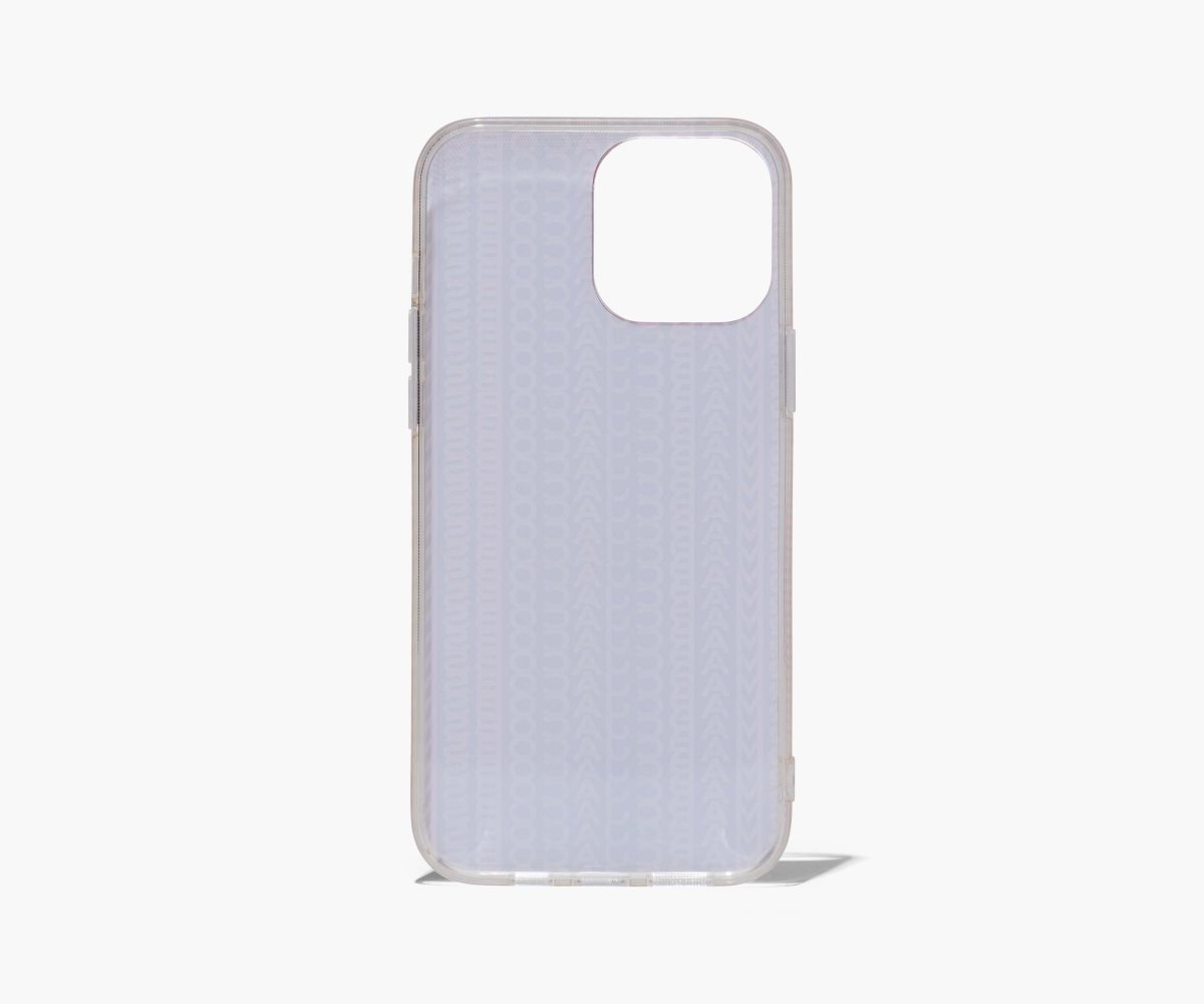 Marc Jacobs Monogram iPhone Case 14 Taupe/Pink | 4378DECVI