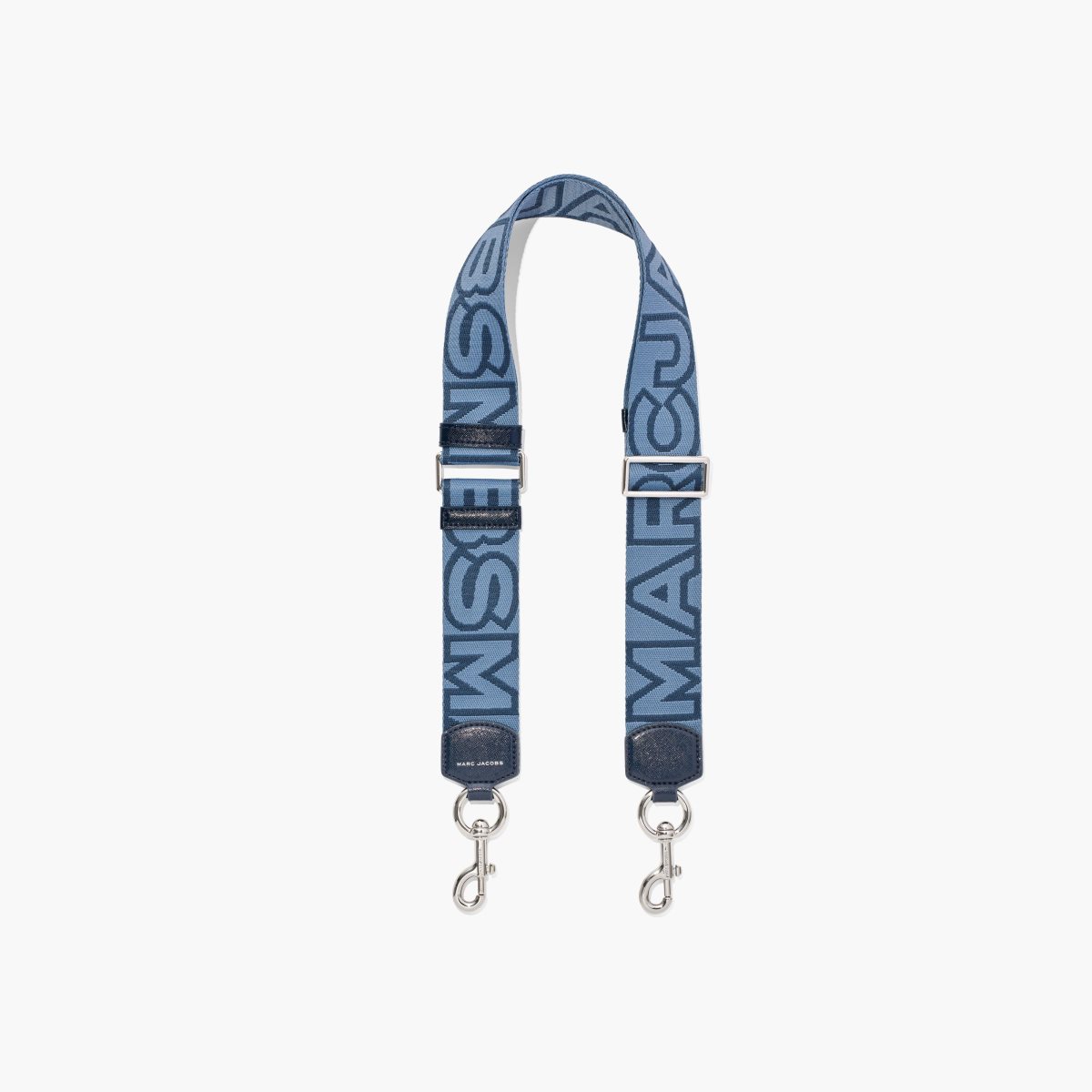 Marc Jacobs Outline Logo Webbing Strap Blue Sea Multi | 3259QSGFJ