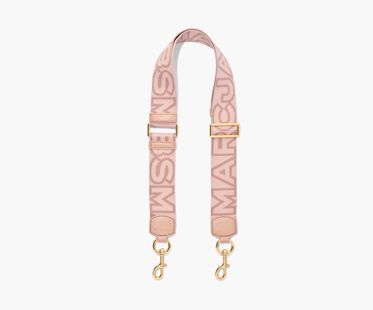 Marc Jacobs Outline Logo Webbing Strap Rose Multi | 0478CNAZV